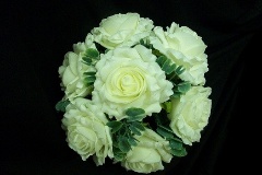 Handtied Bouquet with Roses and foliage